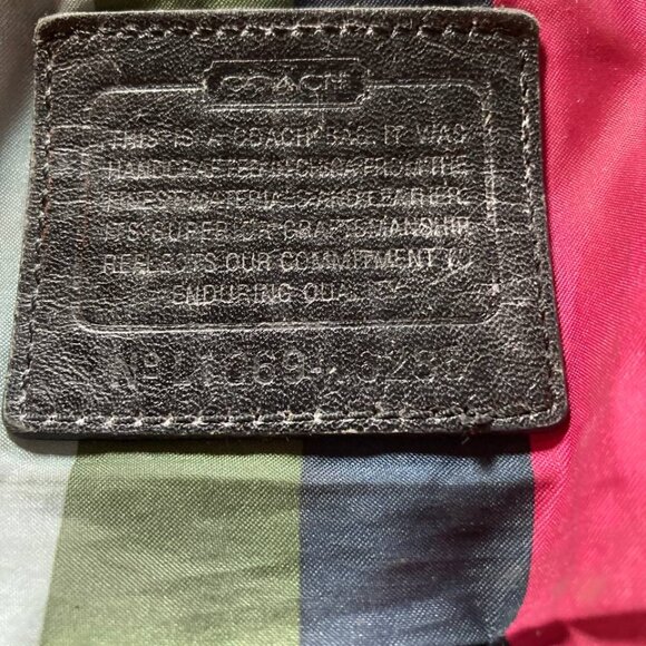 Coach Poppy Black Leather Messenger Bag with Crossbody Strap - Picture 3 of 12